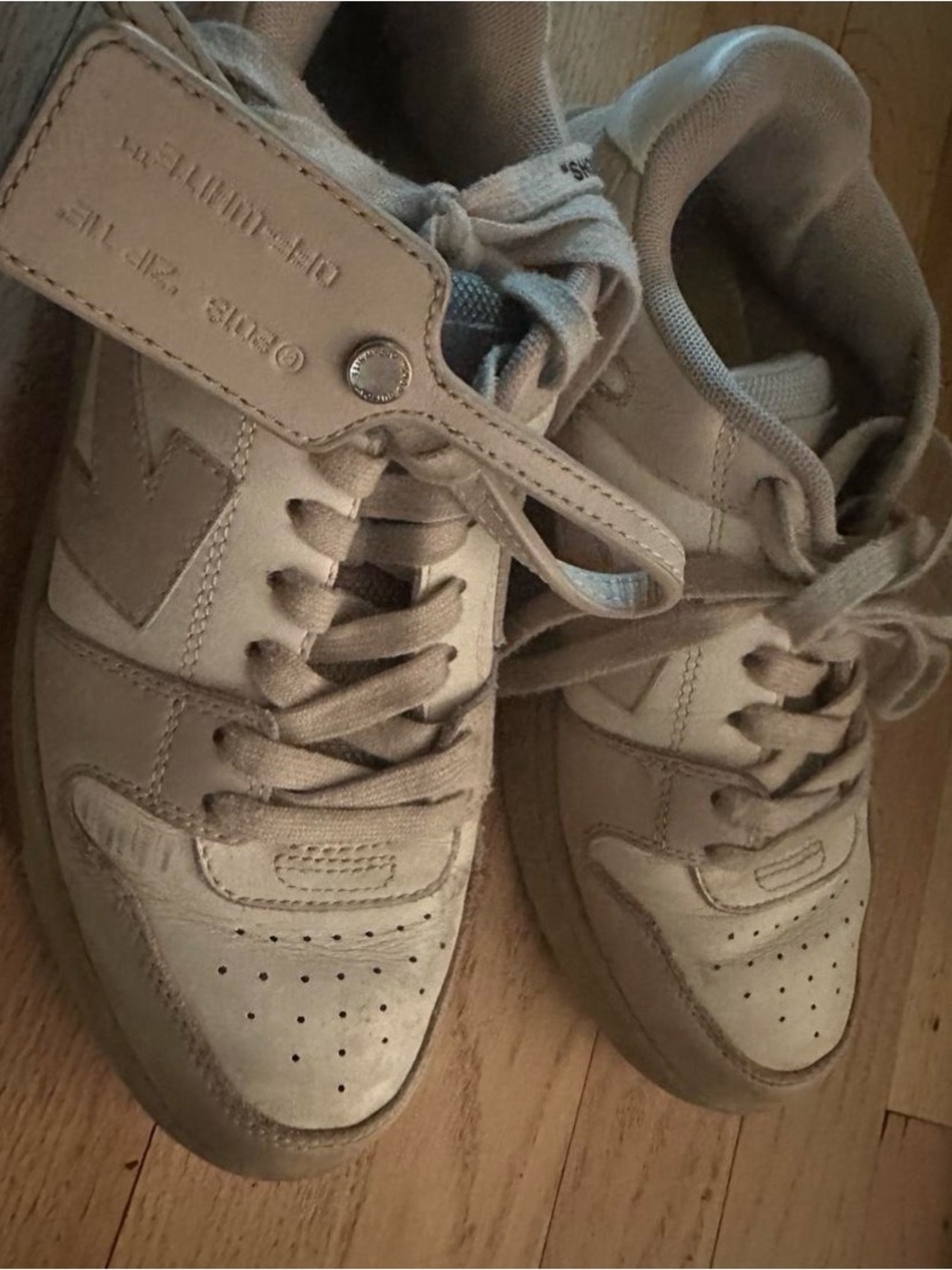 Off-White Men's Sneakers in Light Beige
